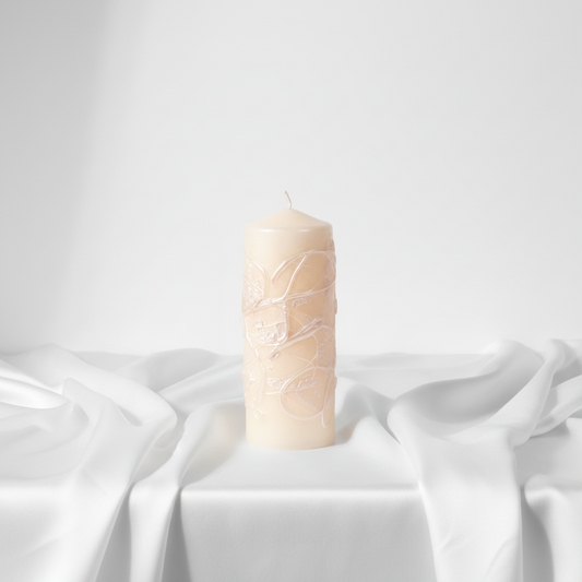 Nacré Large Pillar Candle